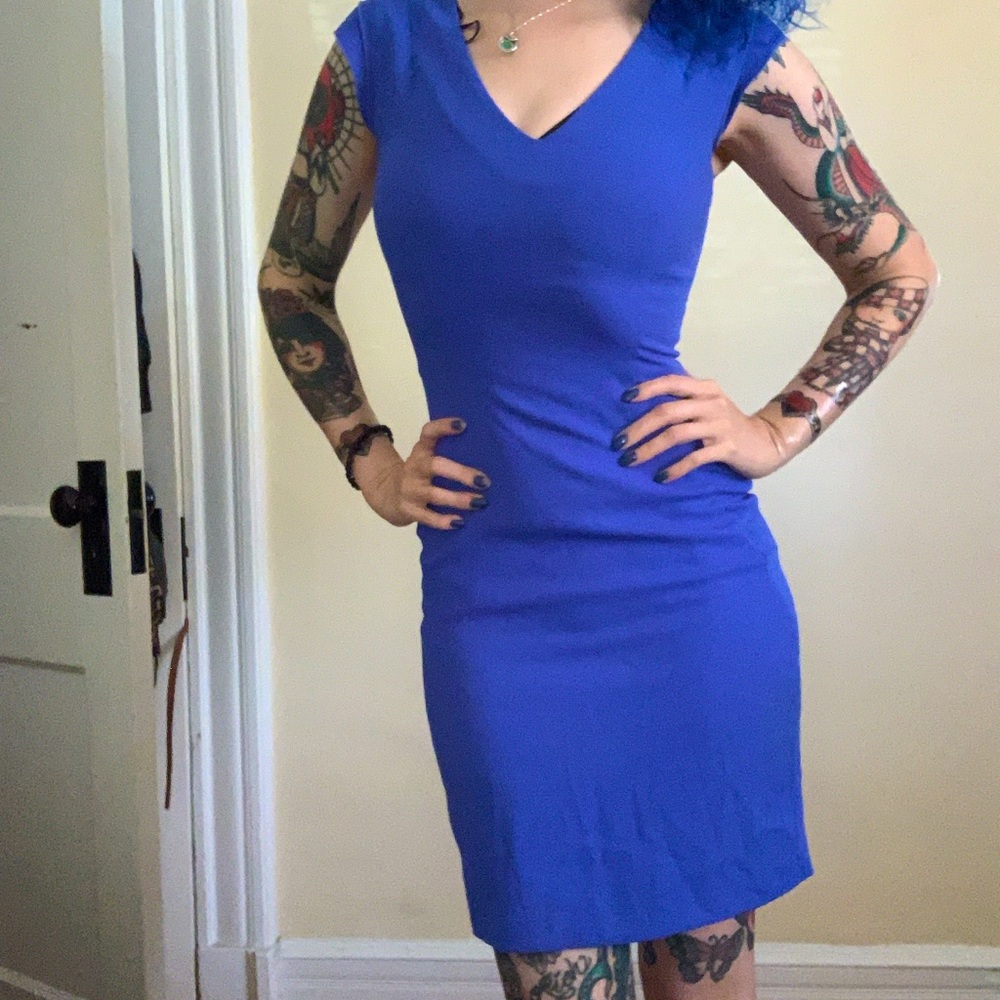 Fitted, Textured, Mini Dress